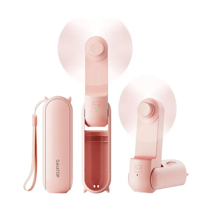 Gaiatop Portable Handheld Fan, Foldable Small Fan