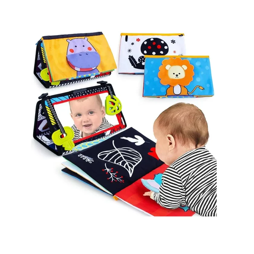Time Mirror Infant Toys 0-3 Months Brain Developmental Baby Mirror