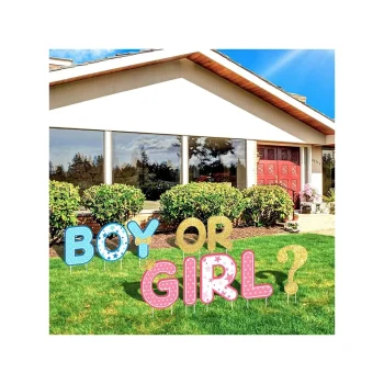 leeter 10 Pieces Gender Reveal Party Decorations Supplies Baby Shower